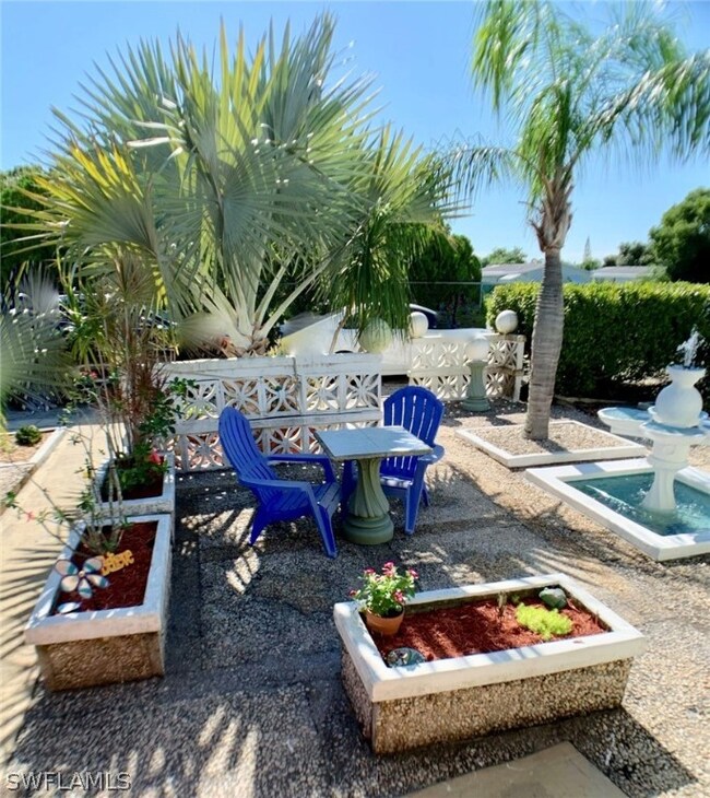 Outdoor sitting area