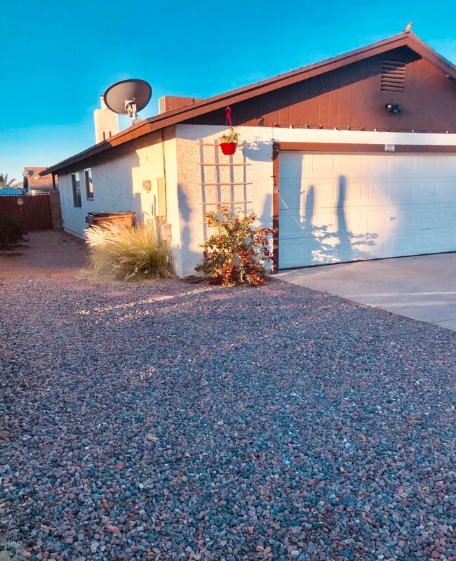 Garage and Side Yard