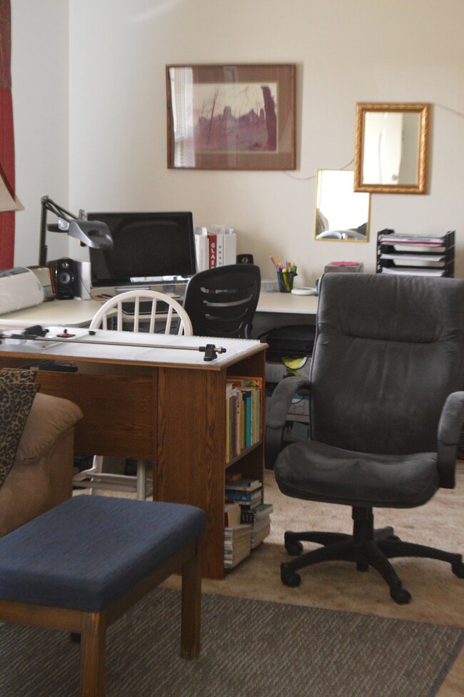 Bedroom 2 being used as office.
