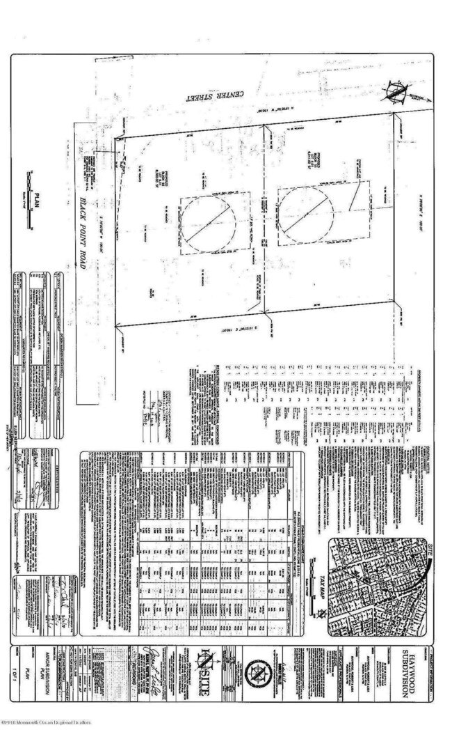 0 Center St - Subdivision Blue Prints