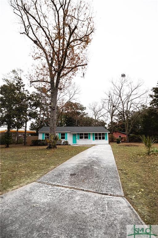 LONG driveway