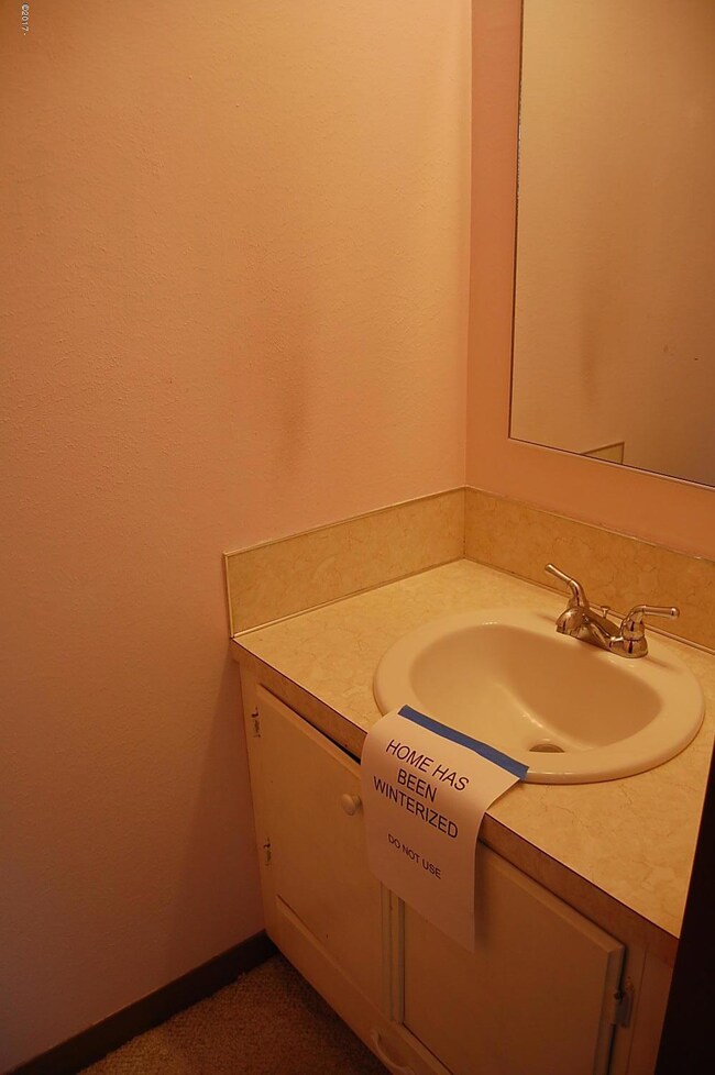 Upper level half bath