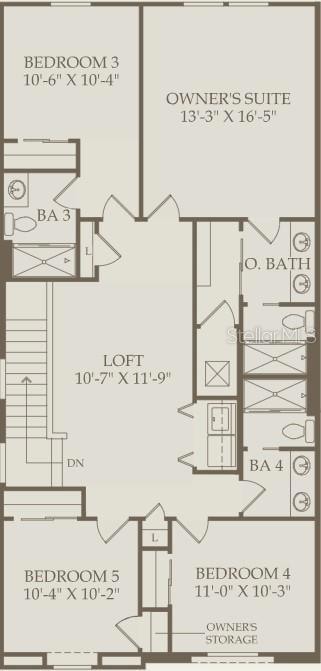 Floor Plan - Floor Two