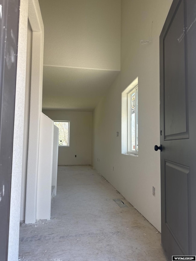 View as you walk into the front door.