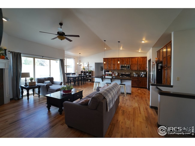 Main floor. Open floor plan. Brand new hardwood floors just installed in November of 2021.