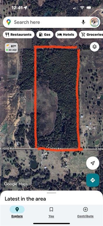 Map / location with property boundaries highlighted