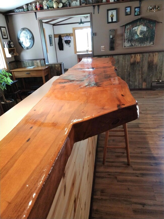 White Pine Slab Bar