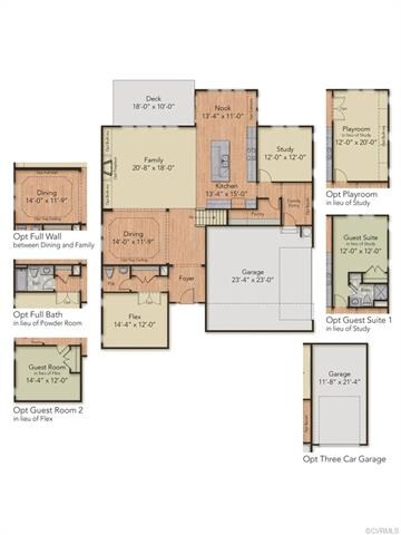 FIRST FLOOR - This home includes french doors on t