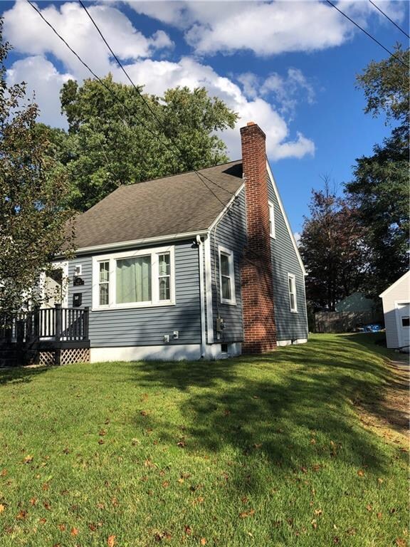 Front side view of home