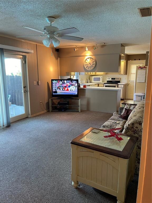 Family Room with doors leading out to the pool and