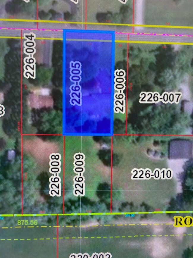 Here is the over head picture of all three lots included in this listing 226-005, 226-006, 226-009