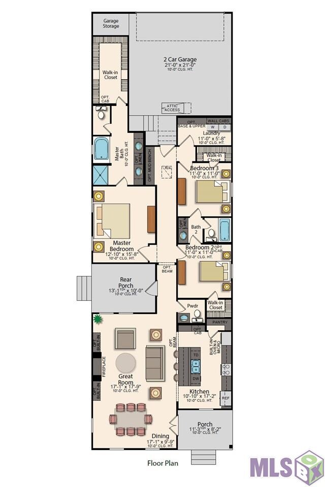 Hampton II - Floor plan