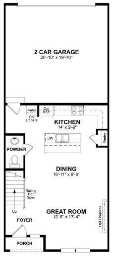 Beazer Homes Villas of Prestonwood Carlsbad floorp