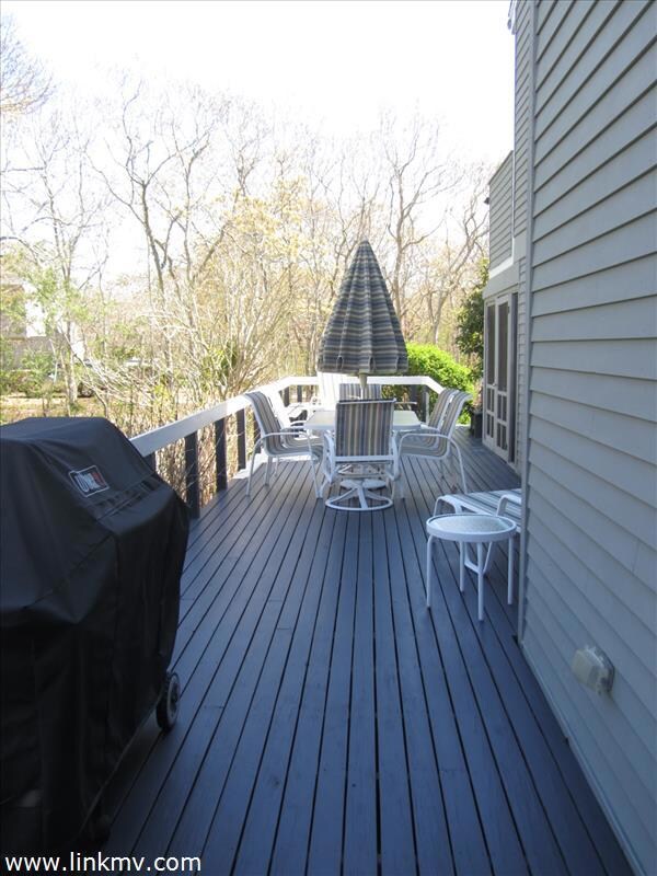 Deck from Outdoor Shower area