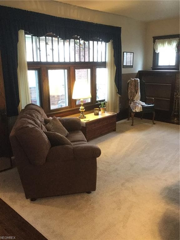 Another view of great room with natural light