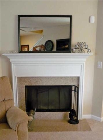 WOOD BURNING FIREPLACE