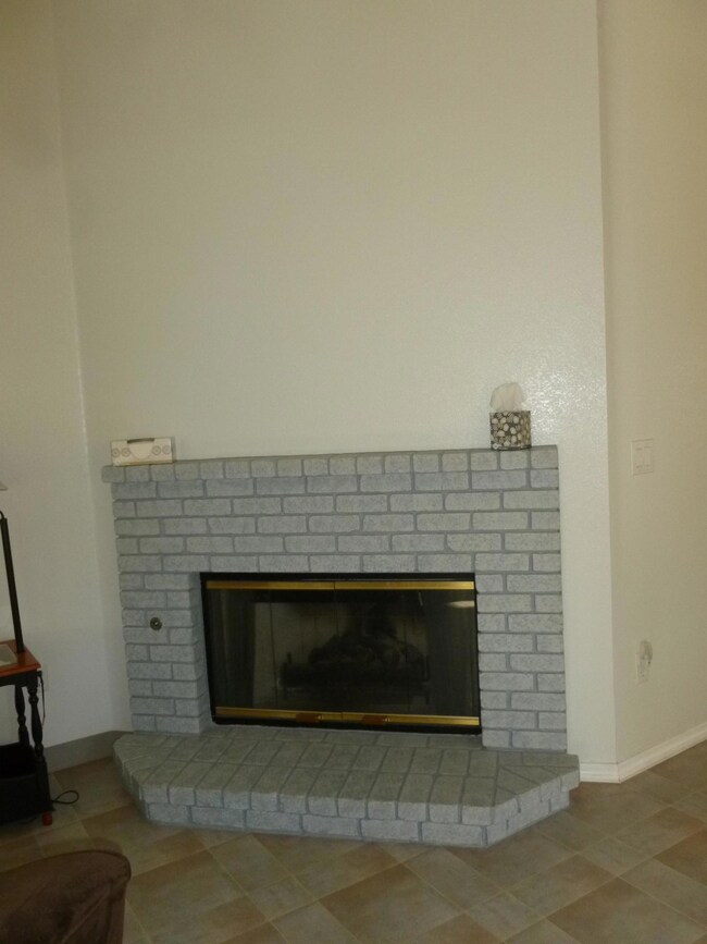 Family room fireplace