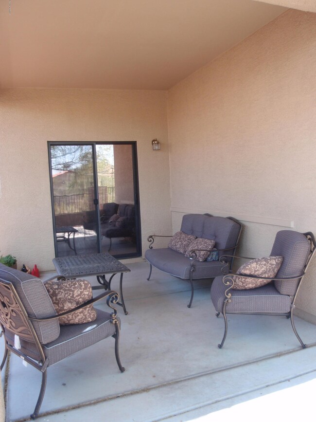 Covered back patio