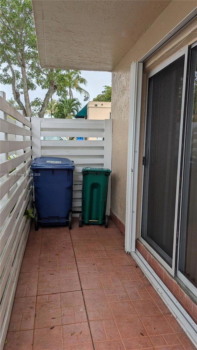 Private front porch
