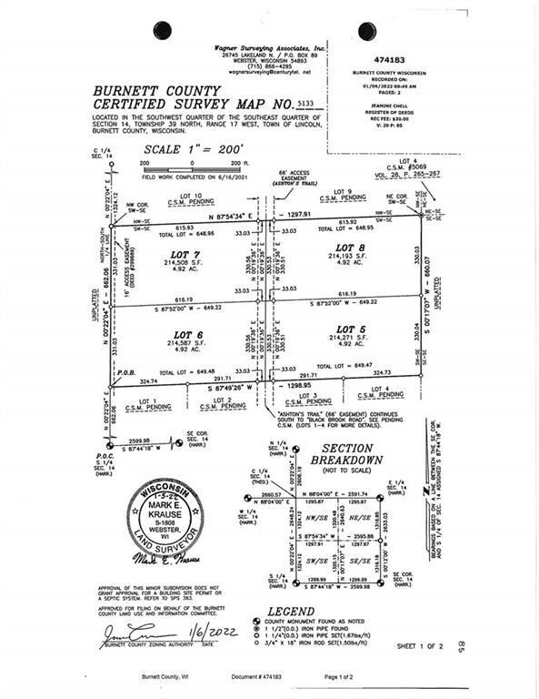 Lot 8 Ashtons Trail, Webster, WI 54893 - photo 5