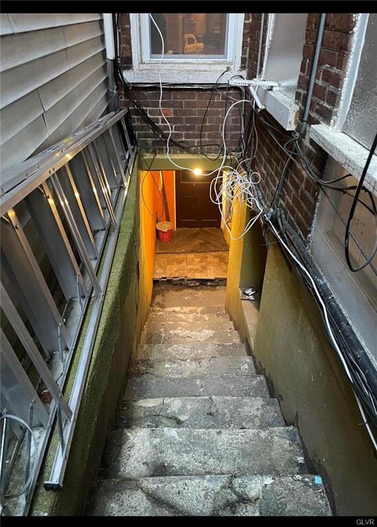 Basement accessible through front and back of the 