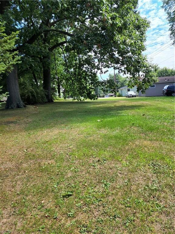 Looking toward the street