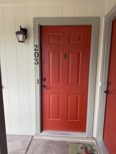 View of entrance to property
