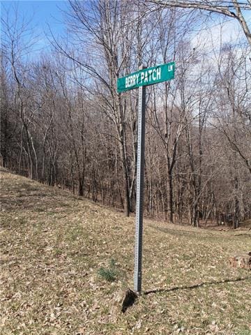 Berry Patch Lane sign post.