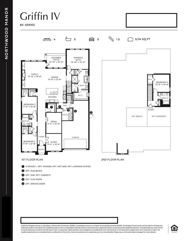 One of our most popular floor plans, the Griffin IV offers open concept design with contemporary style!
