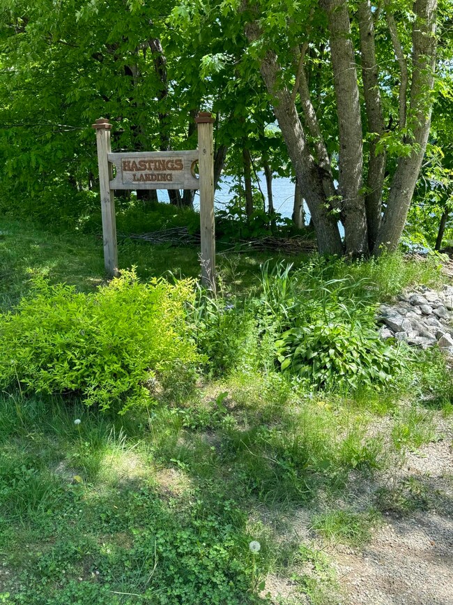 Hastings Landing Sign