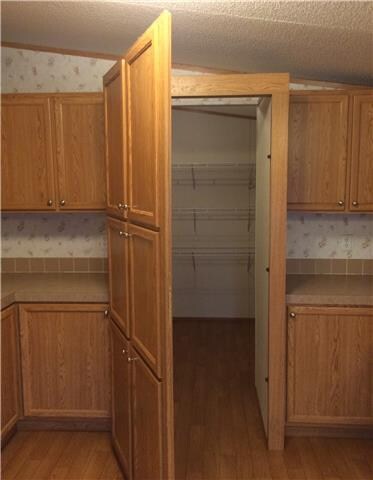 What looks like a simple kitchen cabinet, opens in