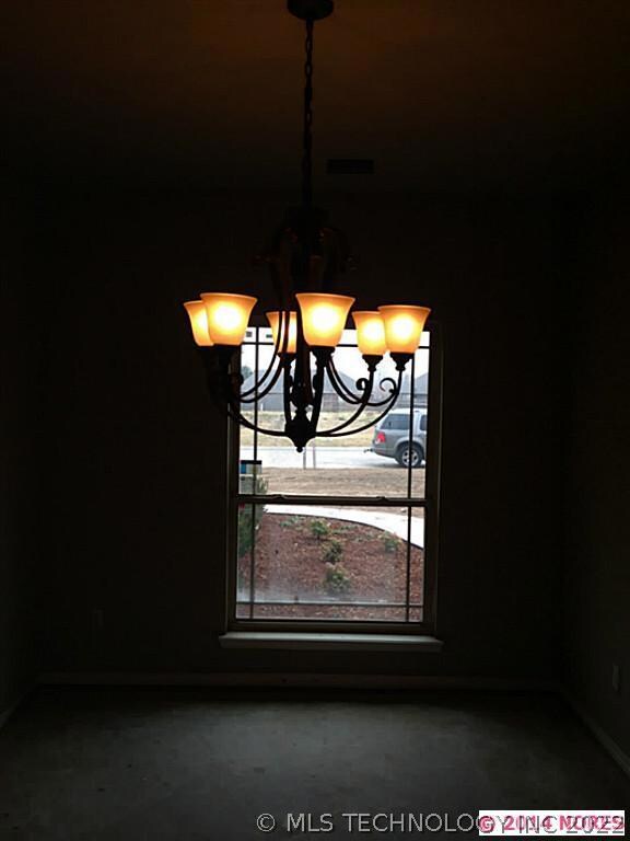 Front Room has beautiful light fixture