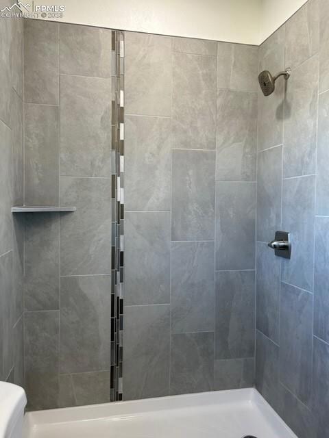 Master shower