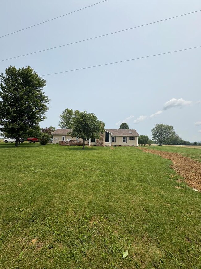 rear of property.