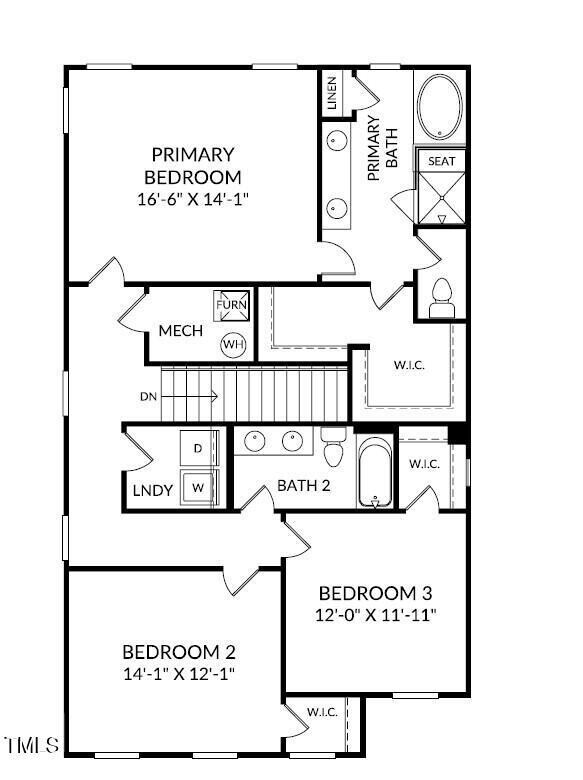 Hollins 2nd floor layout - lot 16