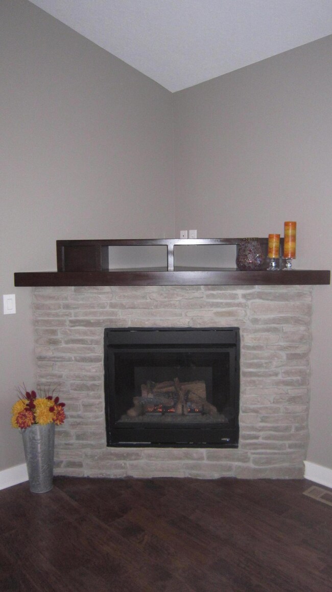 Fireplace detail