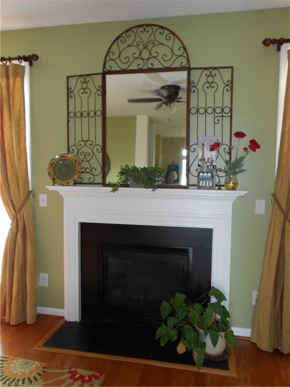 Cozy up to fireplace on the cool winter evenings.