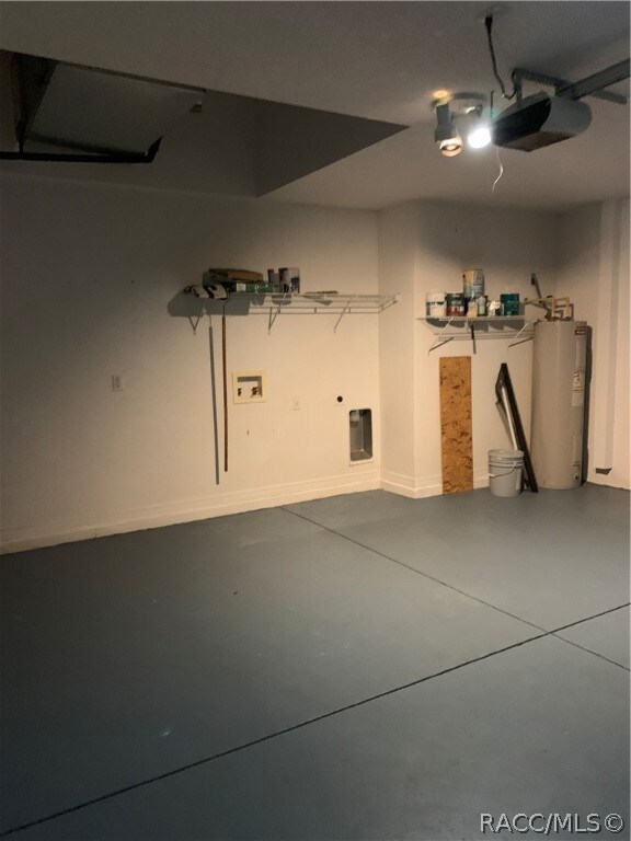  LAUNDRY AREA IN GARAGE