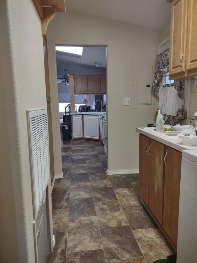 laundry to kitchen