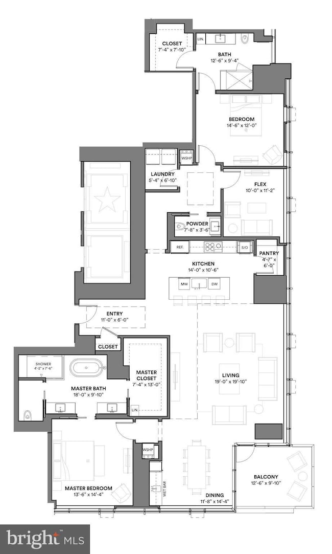 The Laurel Rittenhouse Square unit 2701, Philadelphia, PA 19103 - photo 3