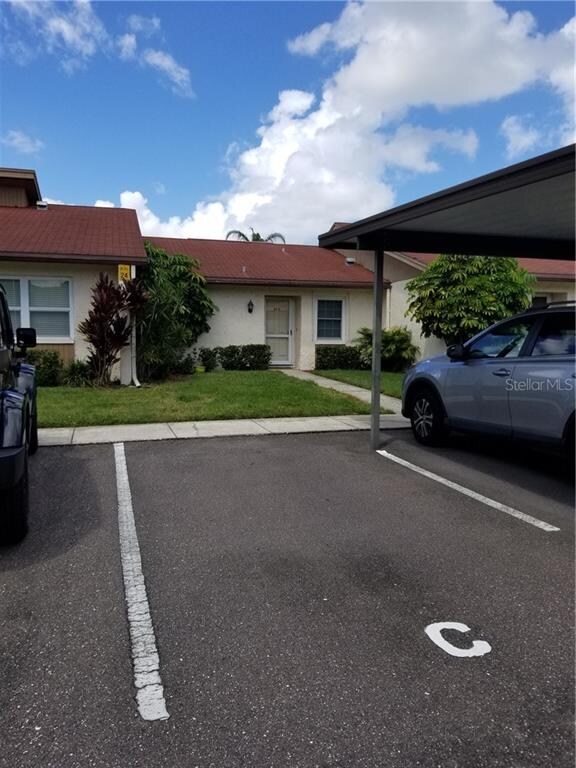 Your assigned parking in front of Unit 24C.