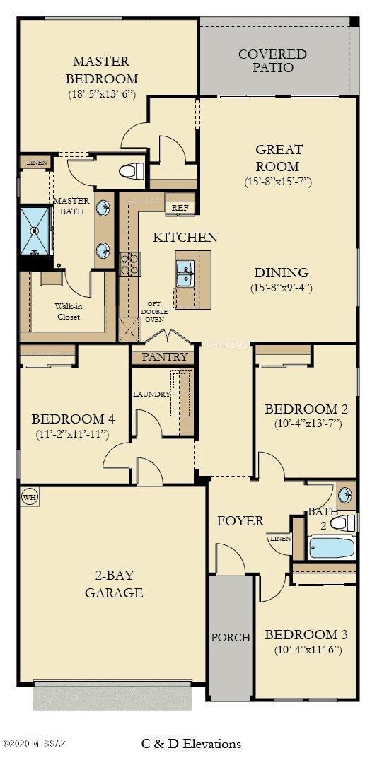 EDN Mesquite C & D Floor Plan
