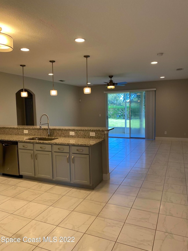 Kitchen & Family room