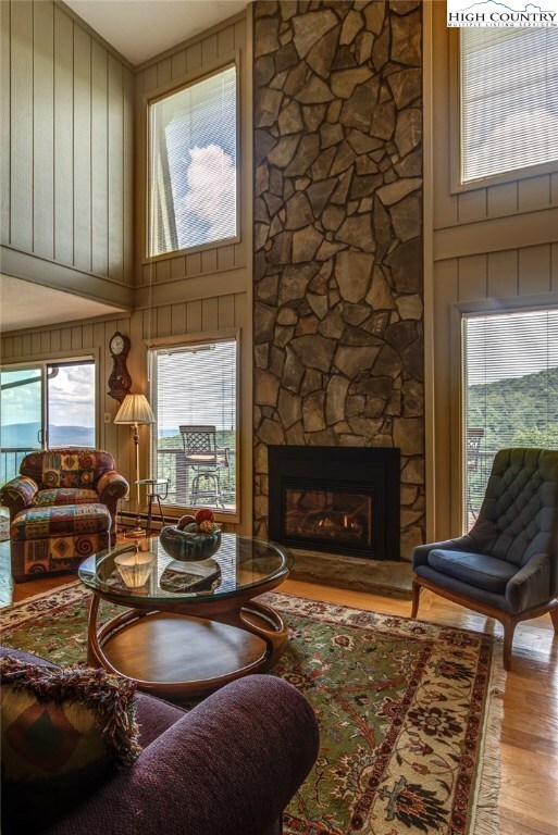 Great room offers plenty of space for family & fri