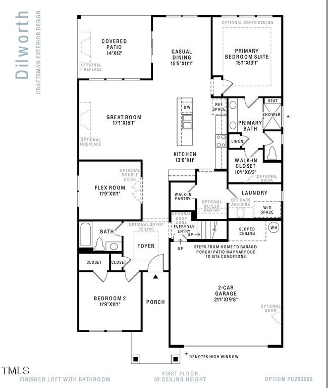 Dilworth Floor Plan 1