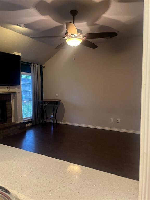 Living room from kitchen cutout