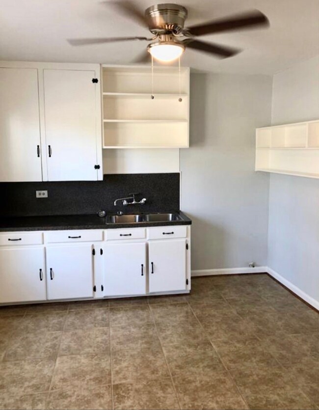 Spacious kitchen, fridge and stove will be install