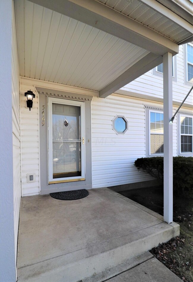 Covered front porch