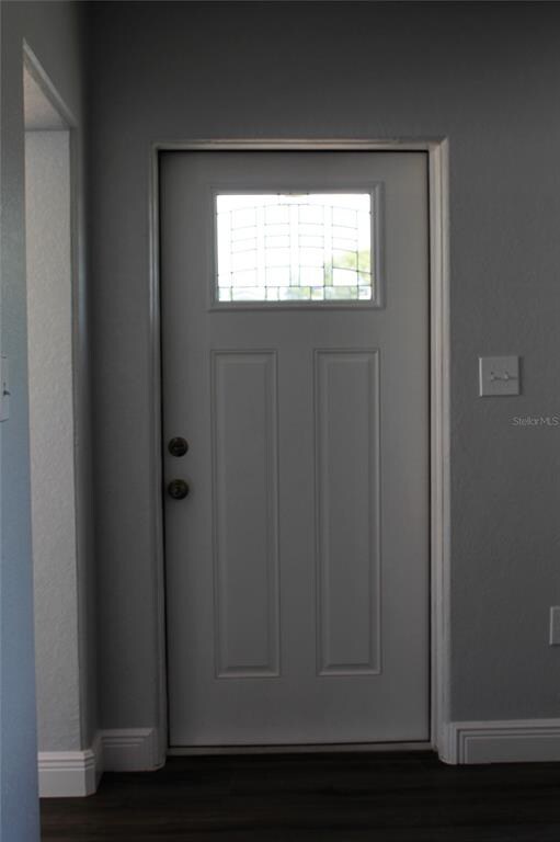 Front door.