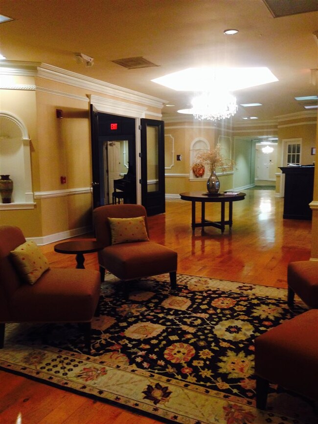 Sitting area in the grand lobby.